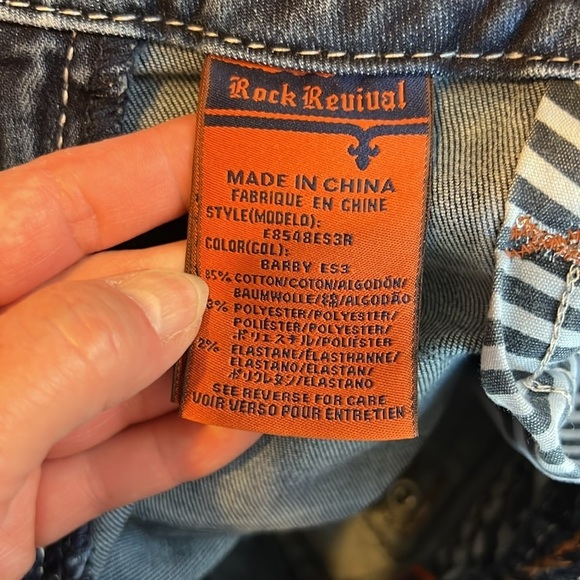 Rock Revival Barby Easy Skinny Jeans 27 - Picture 12 of 14
